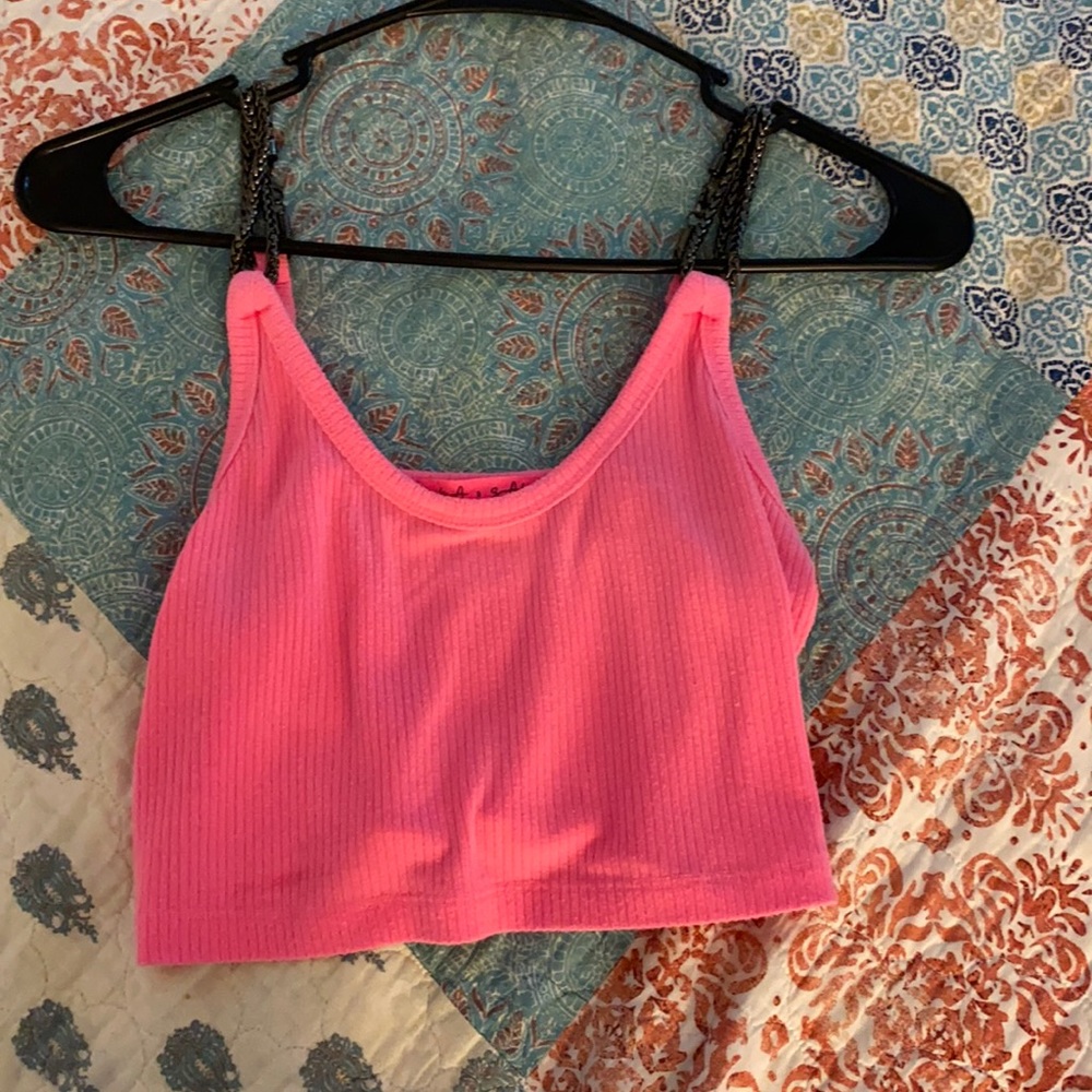 Ribbed crop top